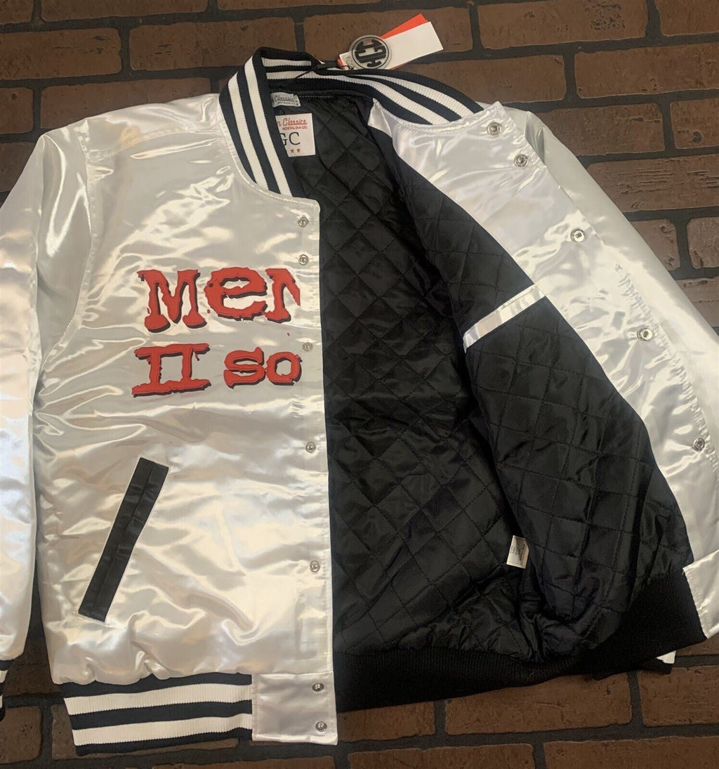 MENACE II SOCIETY Headgear Classics Streetwear White Jacket~Never Worn~ S - 2XL