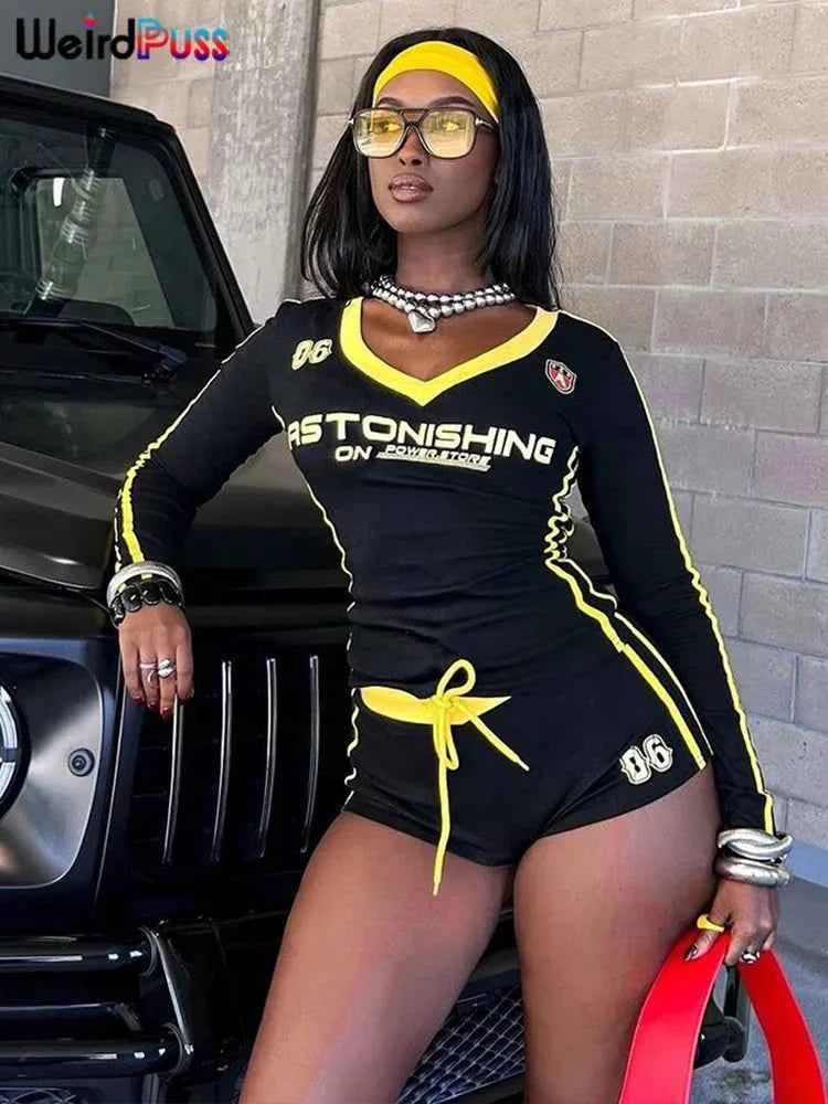 Weird Puss Women's Sporty Tracksuit Set