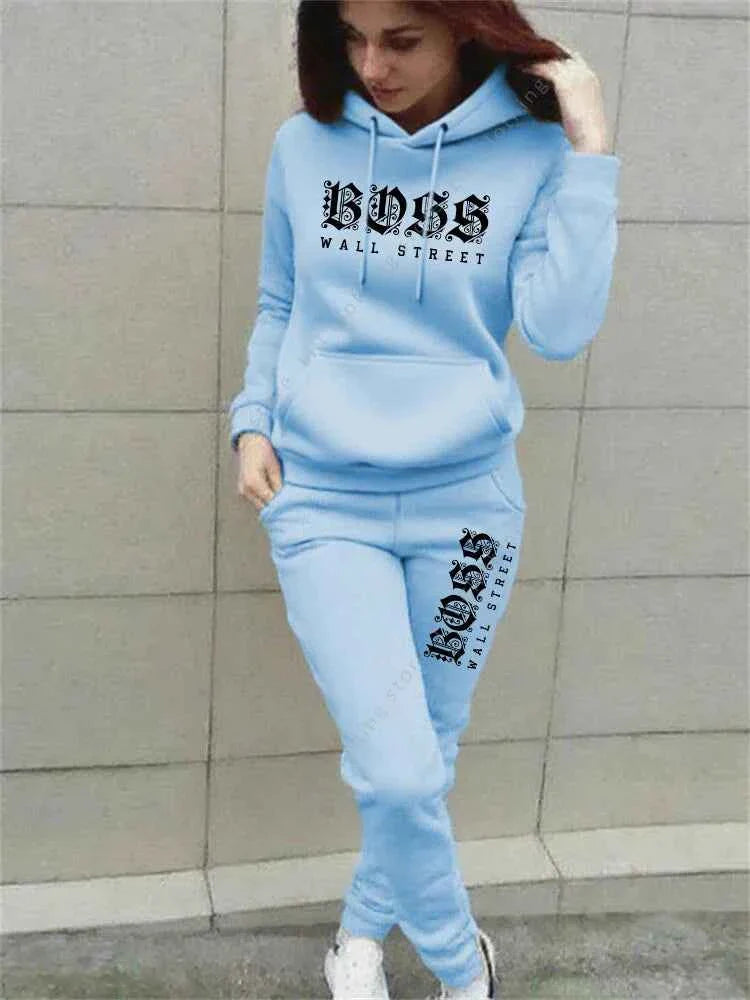 Women's Luxury Hoodie & Sweatpant Tracksuit