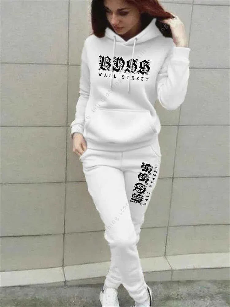 Women's Luxury Hoodie & Sweatpant Tracksuit